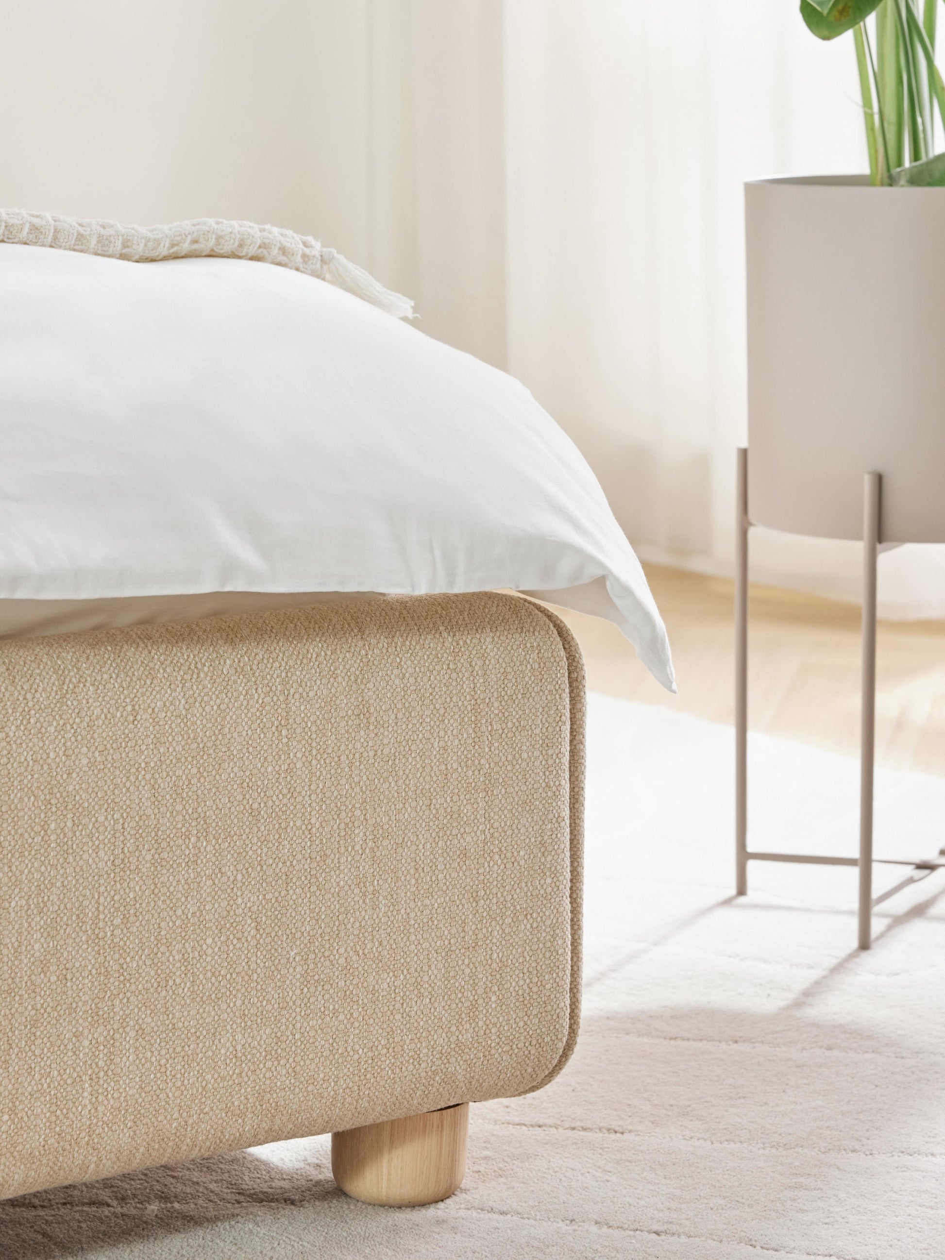 Ebba Bed with Upholstery