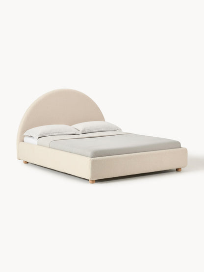 Ebba Upholstered Bed, Teddy