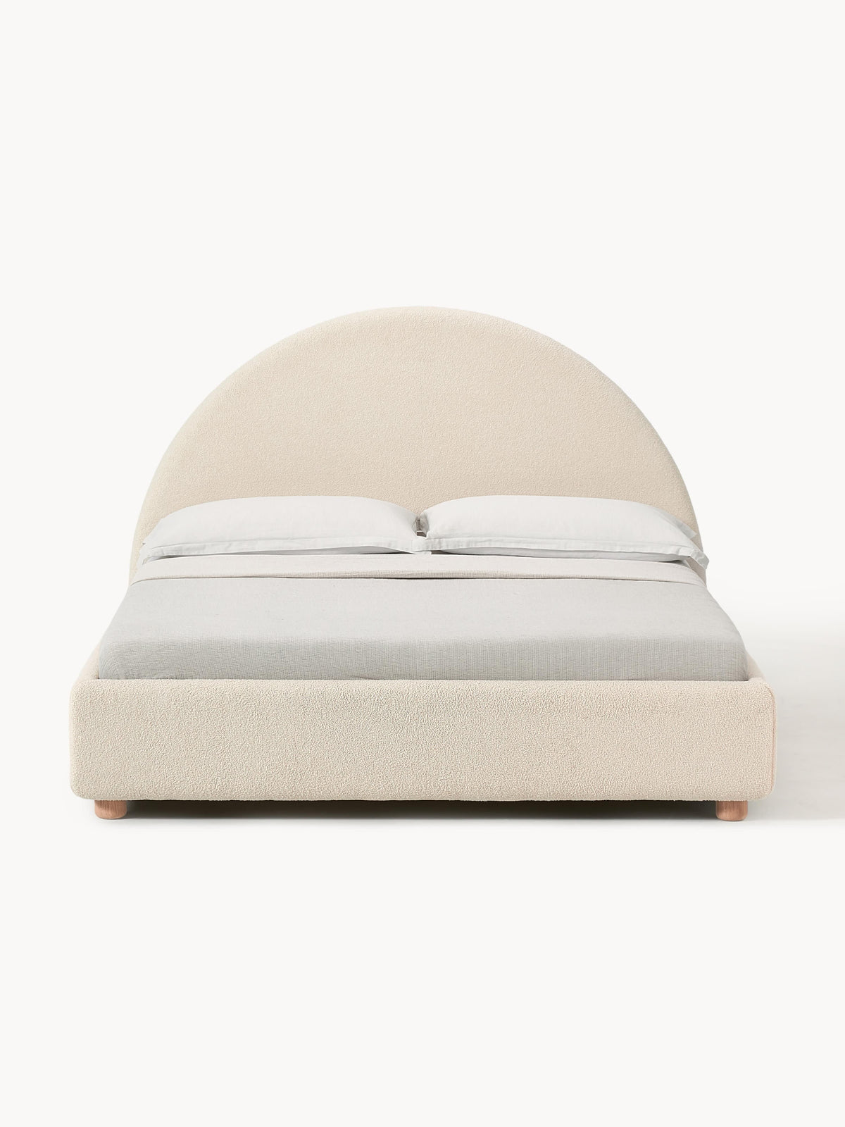Ebba Upholstered Bed, Teddy
