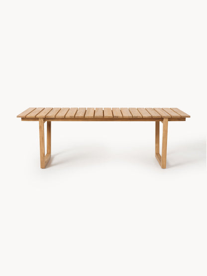 Eiko Teak Wood Garden Table, 229 x 100 cm