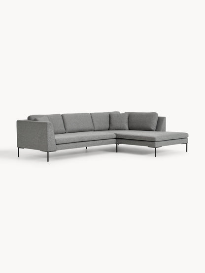 Emma Corner Sofa, Metal Legs