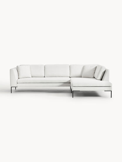 Emma Corner Sofa, Metal Legs