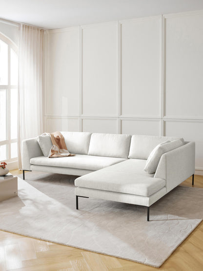 Emma Corner Sofa, Metal Legs