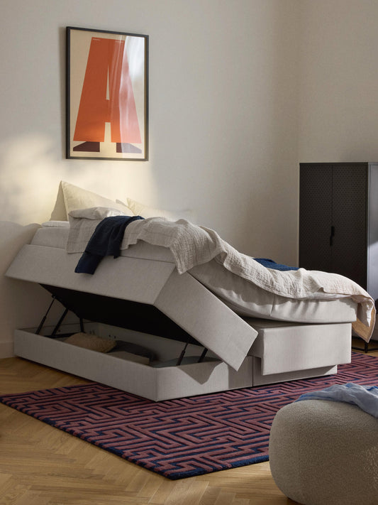 Enya Box Spring Storage Bed
