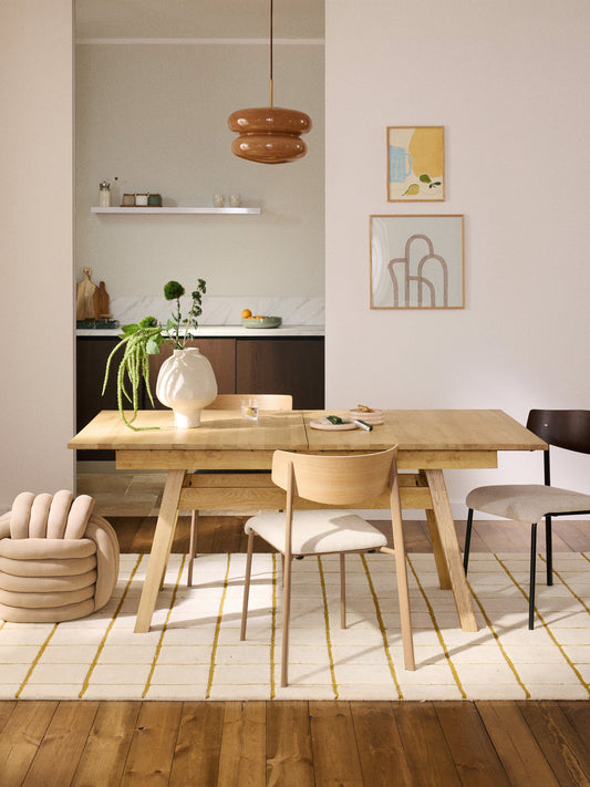 Ethan Extending Dining Table, 180 - 220 x 100 cm