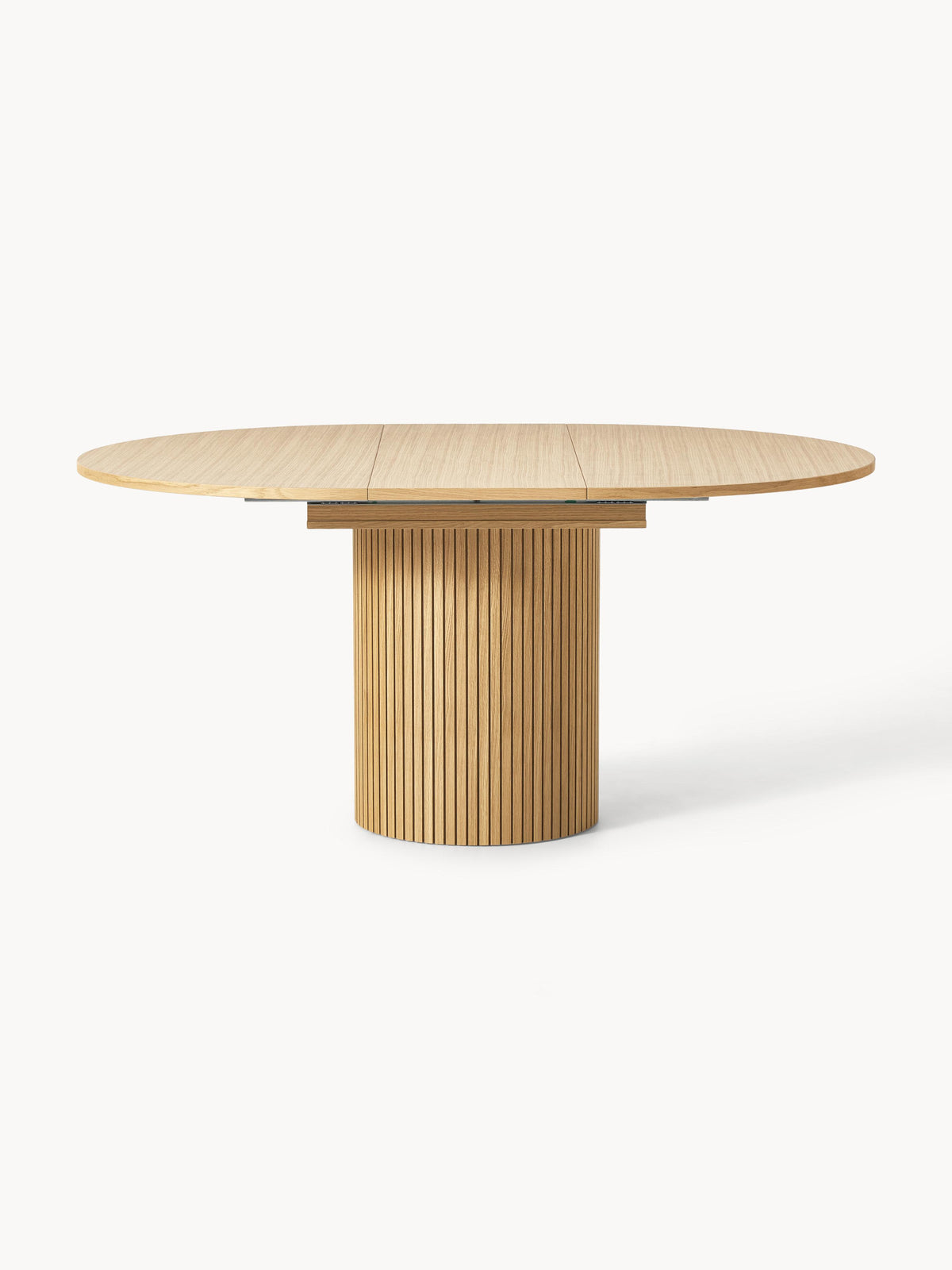 Filo Extending Dining Table, Grooved Texture, 120 - 160 x 75 cm