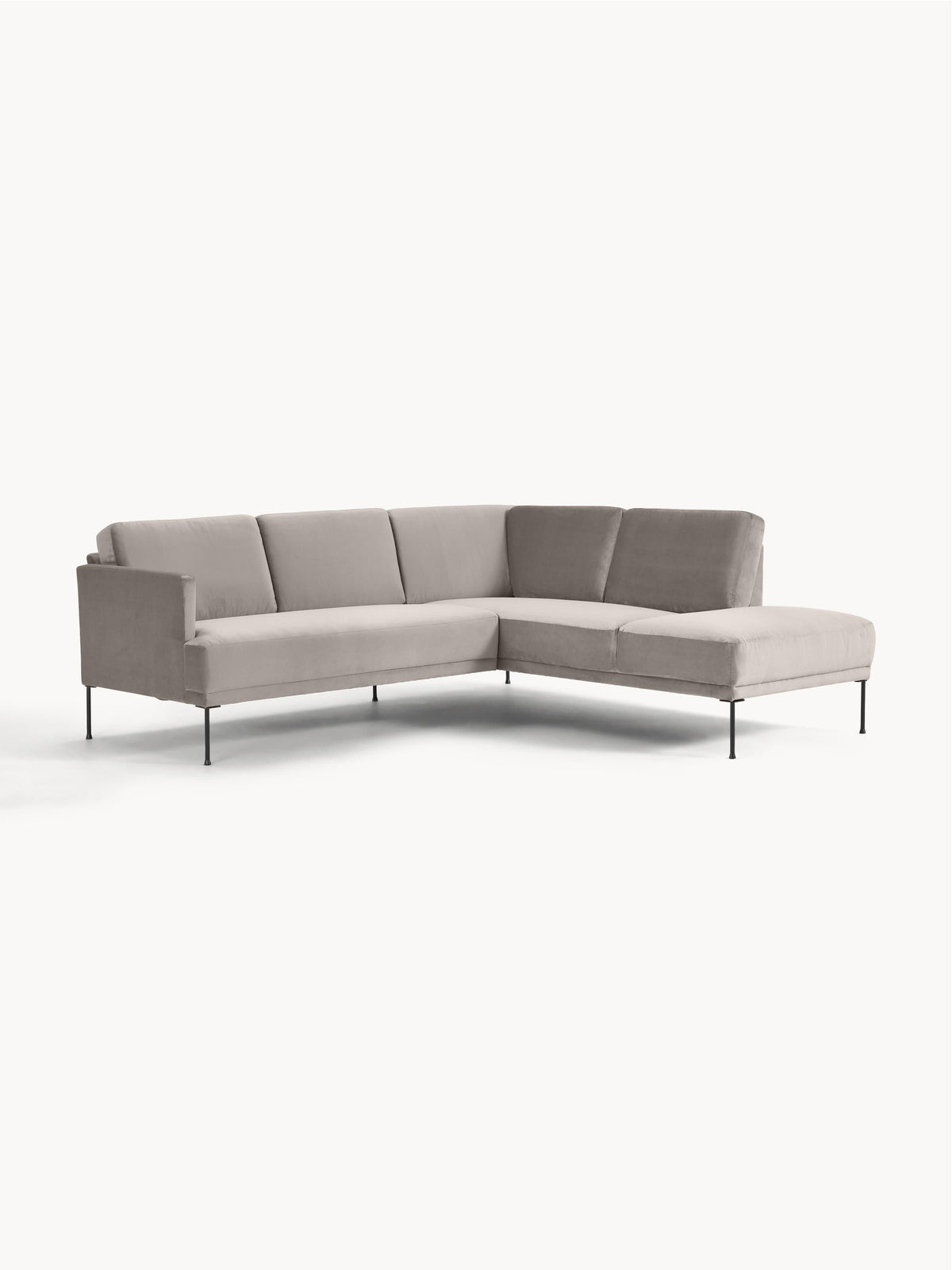 Fluente Corner Sofa, Velvet