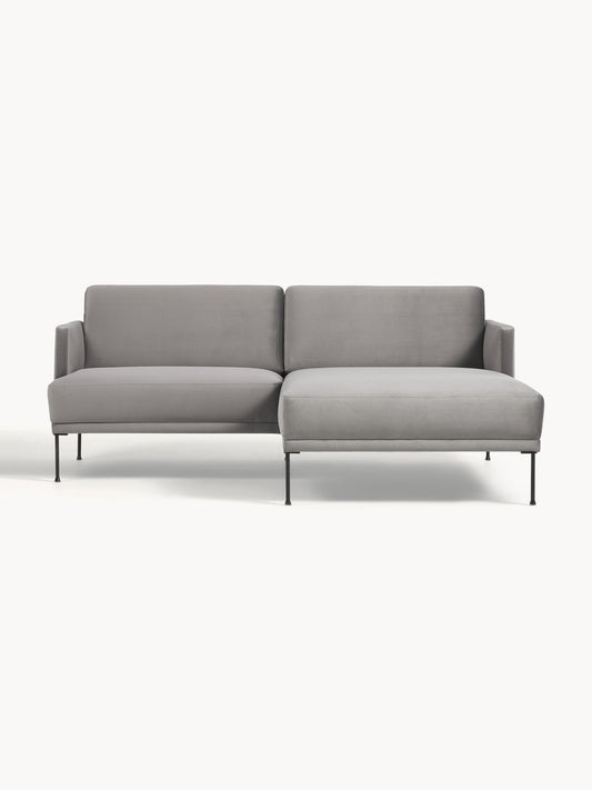 Fluente Small Corner Sofa in Velvet
