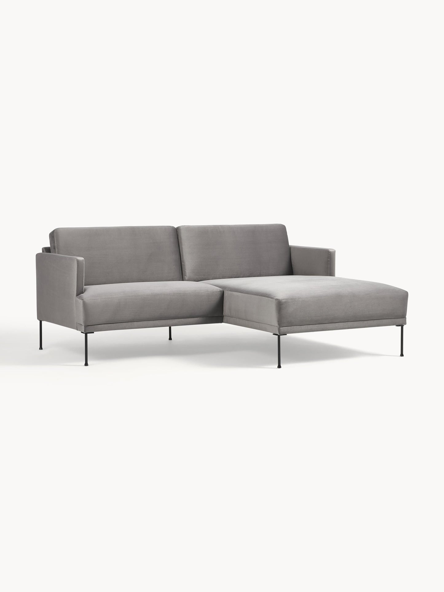 Fluente Small Corner Sofa in Velvet
