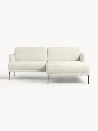 Fluente Small Teddy Fabric Corner Sofa