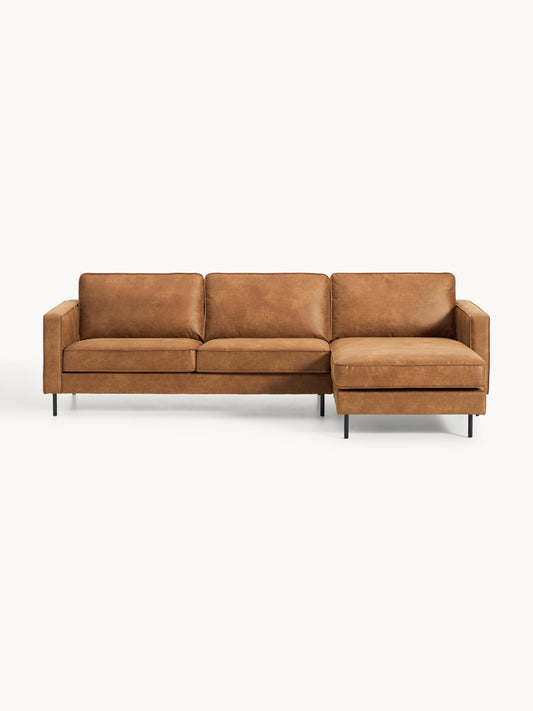 Hunter Corner Sofa, Leather, 3-Seater
