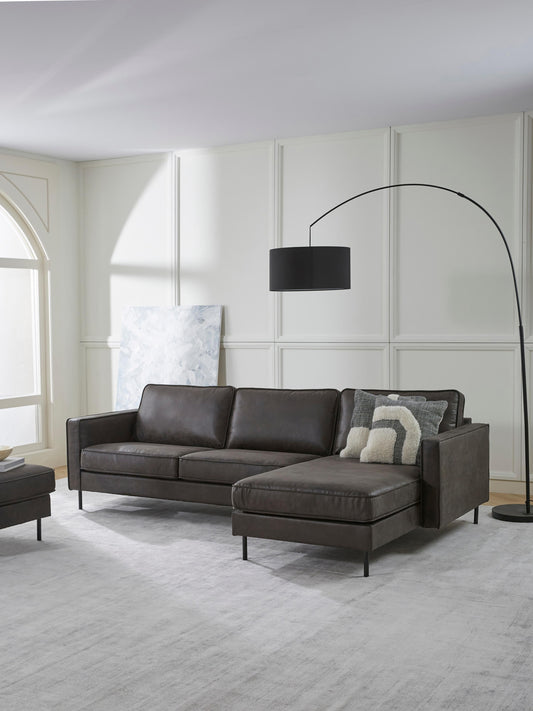 Hunter Corner Sofa, Leather, 3-Seater