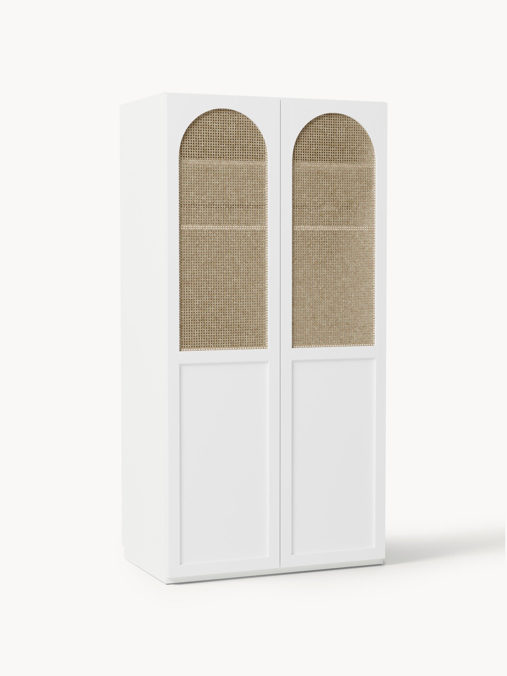 Jeanne Hinged-Door Wardrobe, Modular, 100 cm Wide, in Various Sizes