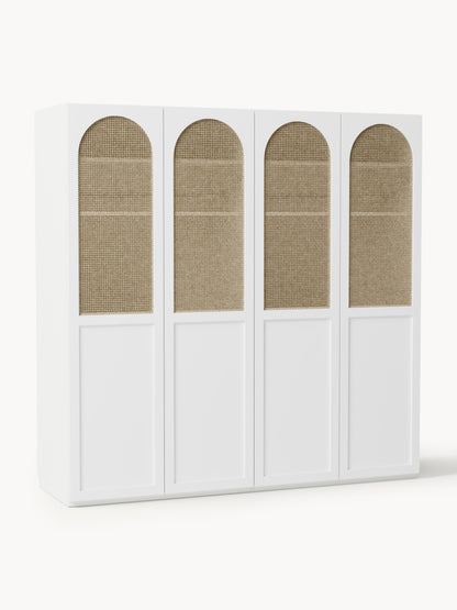 Jeanne Hinged-Door Wardrobe, Modular, 200 cm Wide, in Various Sizes
