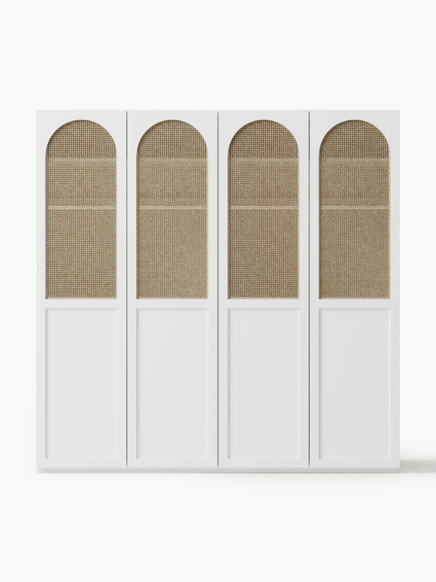 Jeanne Hinged-Door Wardrobe, Modular, 200 cm Wide, in Various Sizes