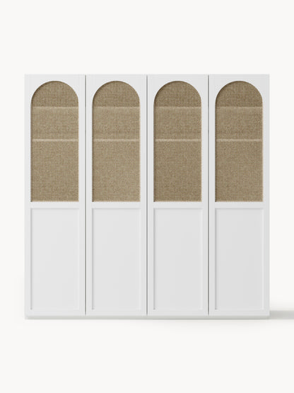 Jeanne Hinged-Door Wardrobe, Modular, 200 cm Wide, in Various Sizes