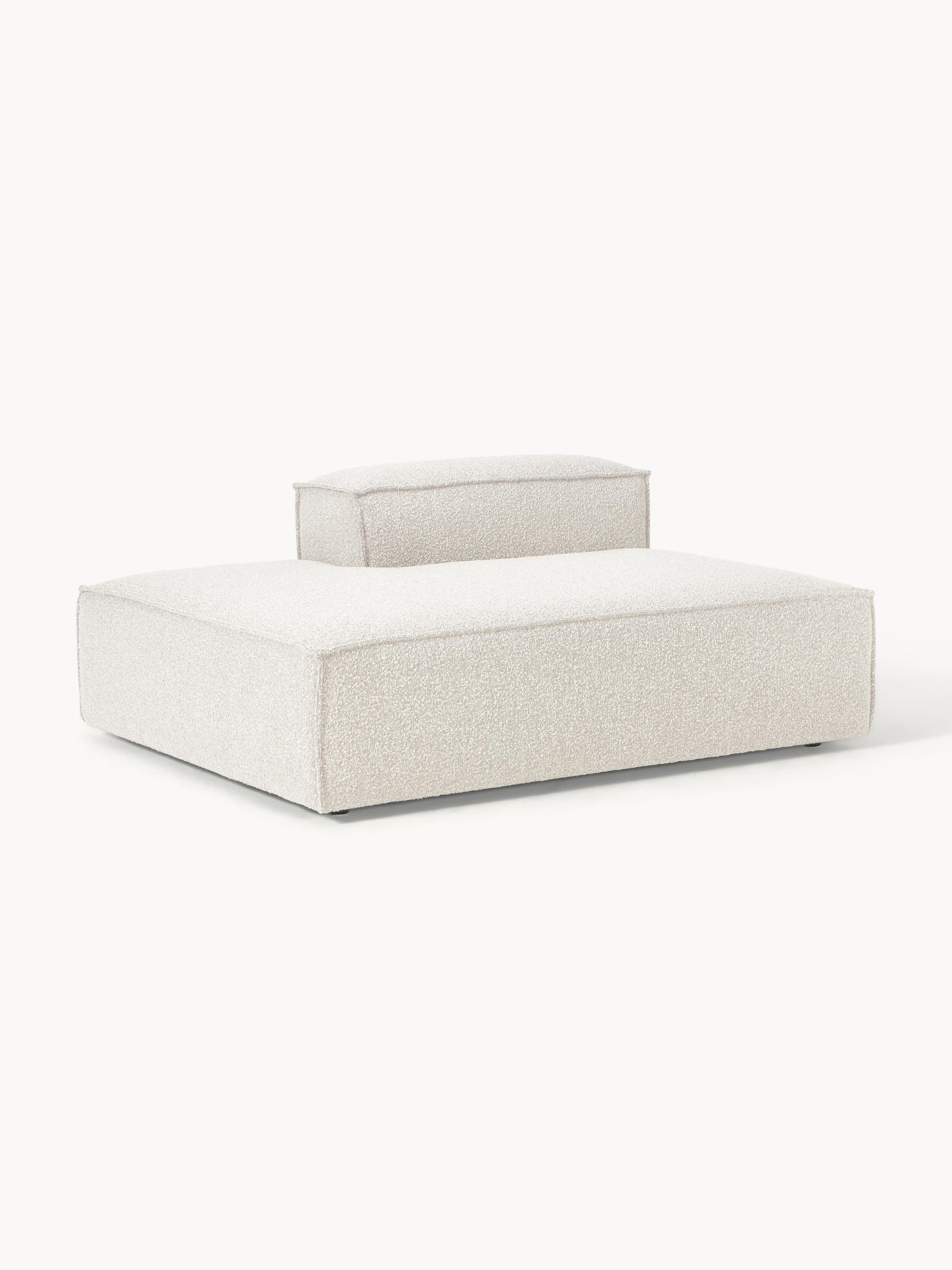 Lennon Bouclé Ottoman Module