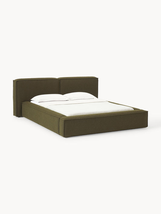 Lennon Bouclé Storage Bed, Upholstered