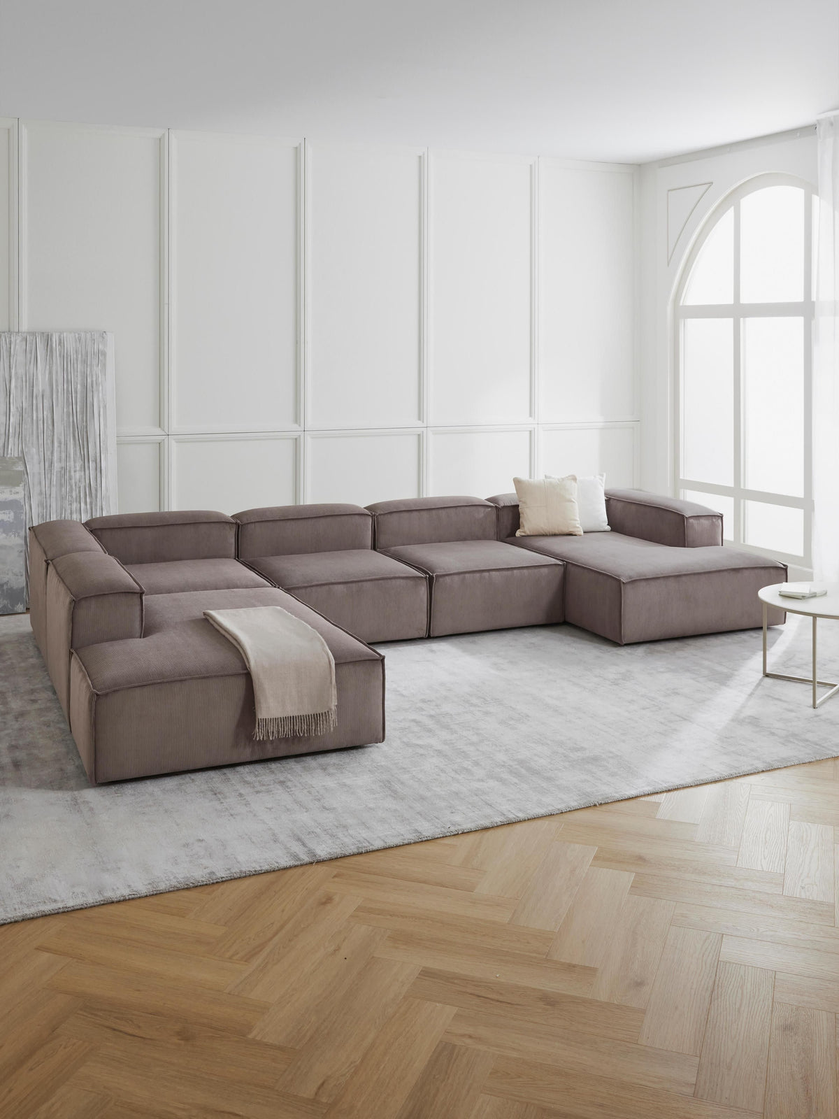 Lennon Corduroy Ottoman Corner Module