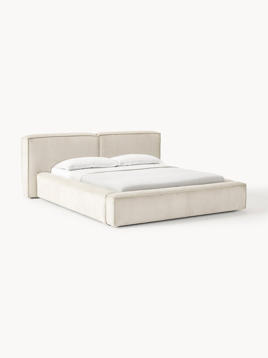 Lennon Corduroy Storage Bed, Upholstered