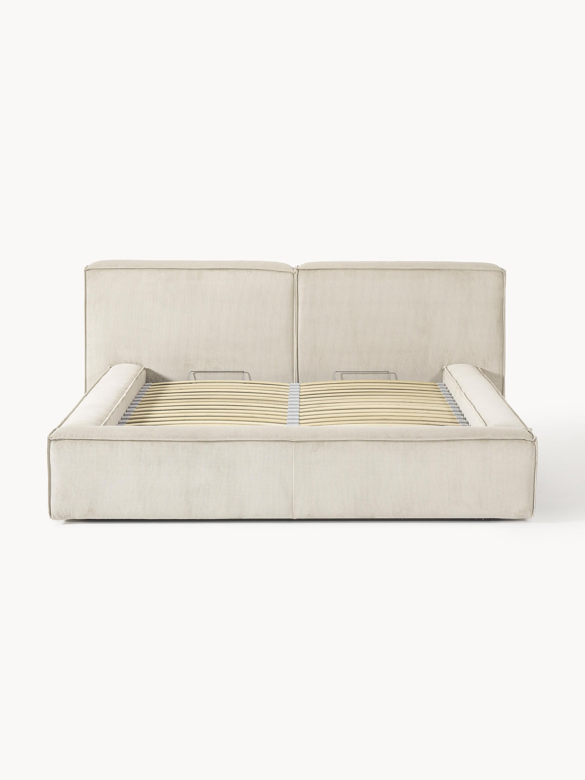 Lennon Corduroy Storage Bed, Upholstered