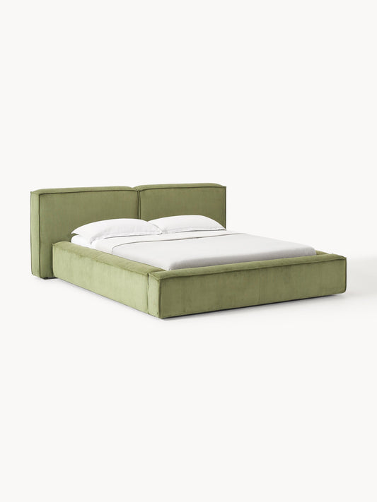 Lennon Corduroy Storage Bed, Upholstered