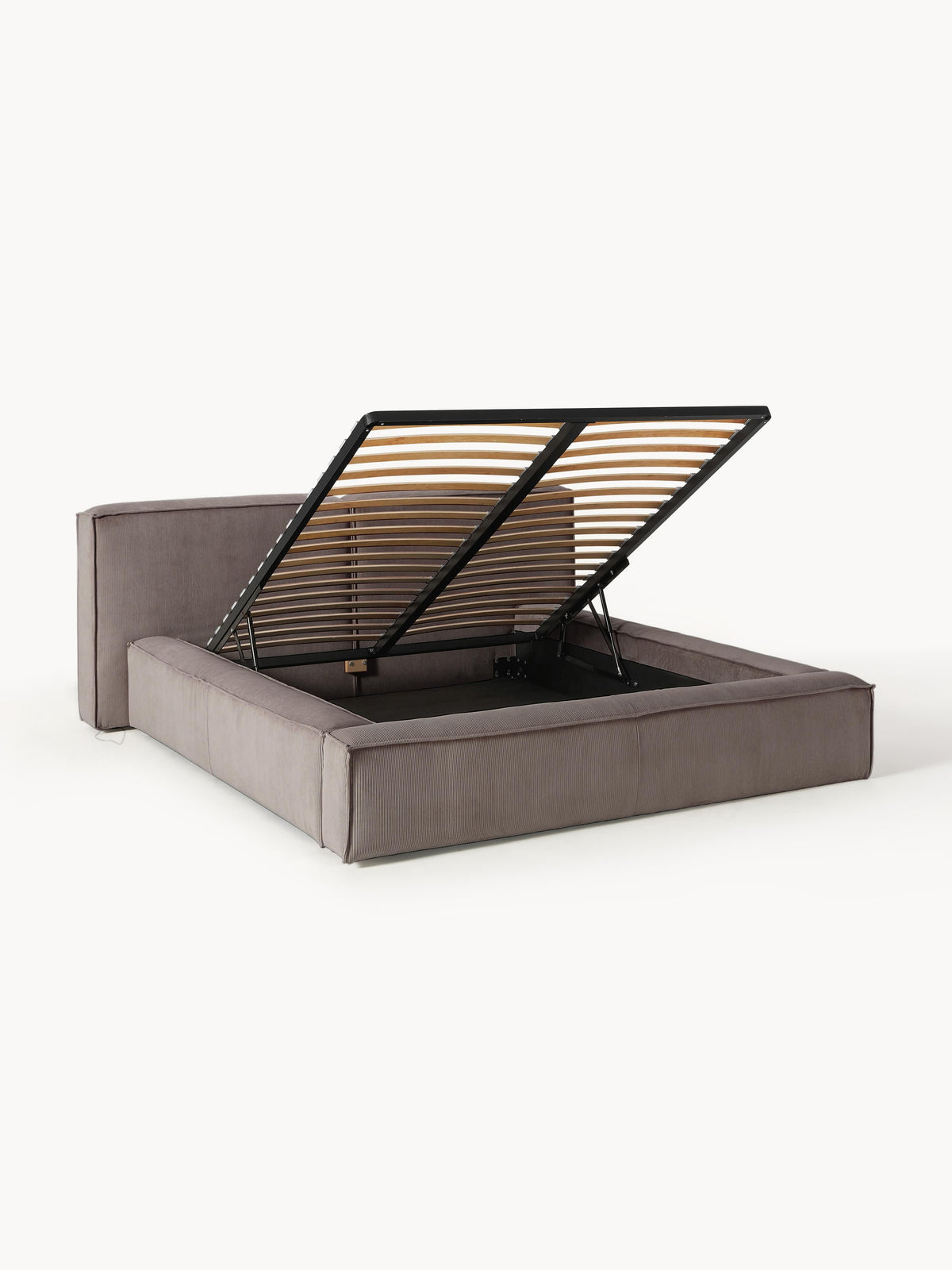 Lennon Corduroy Storage Bed, Upholstered