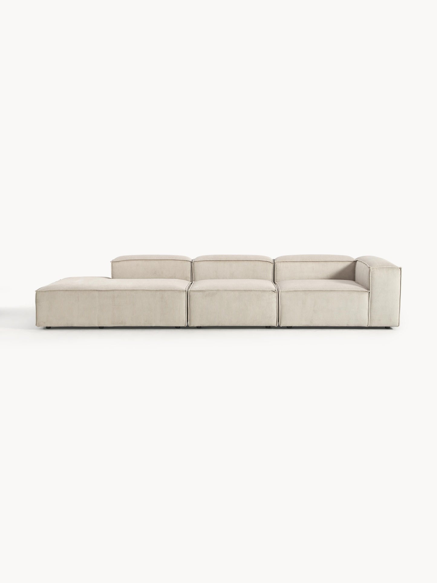Lennon Corduroy XL Ottoman, Modular