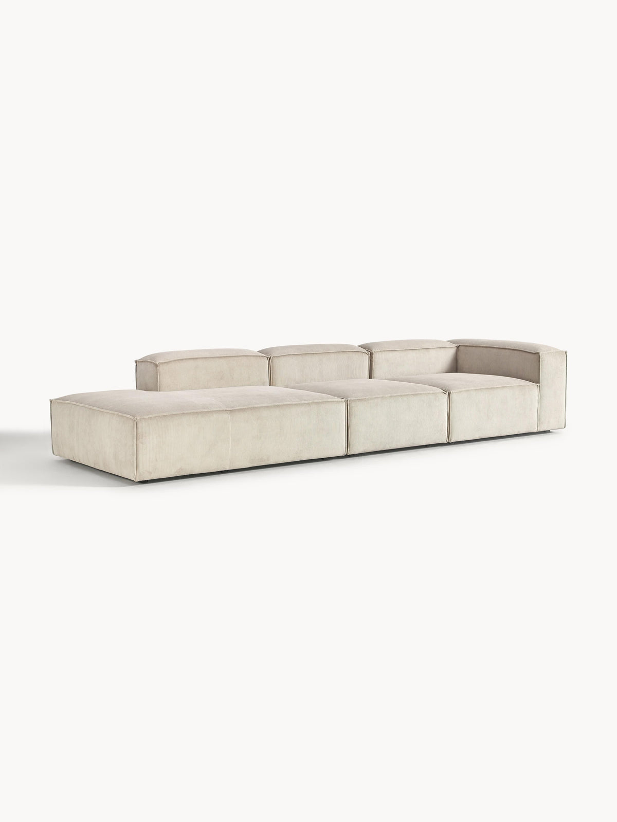 Lennon Corduroy XL Ottoman, Modular