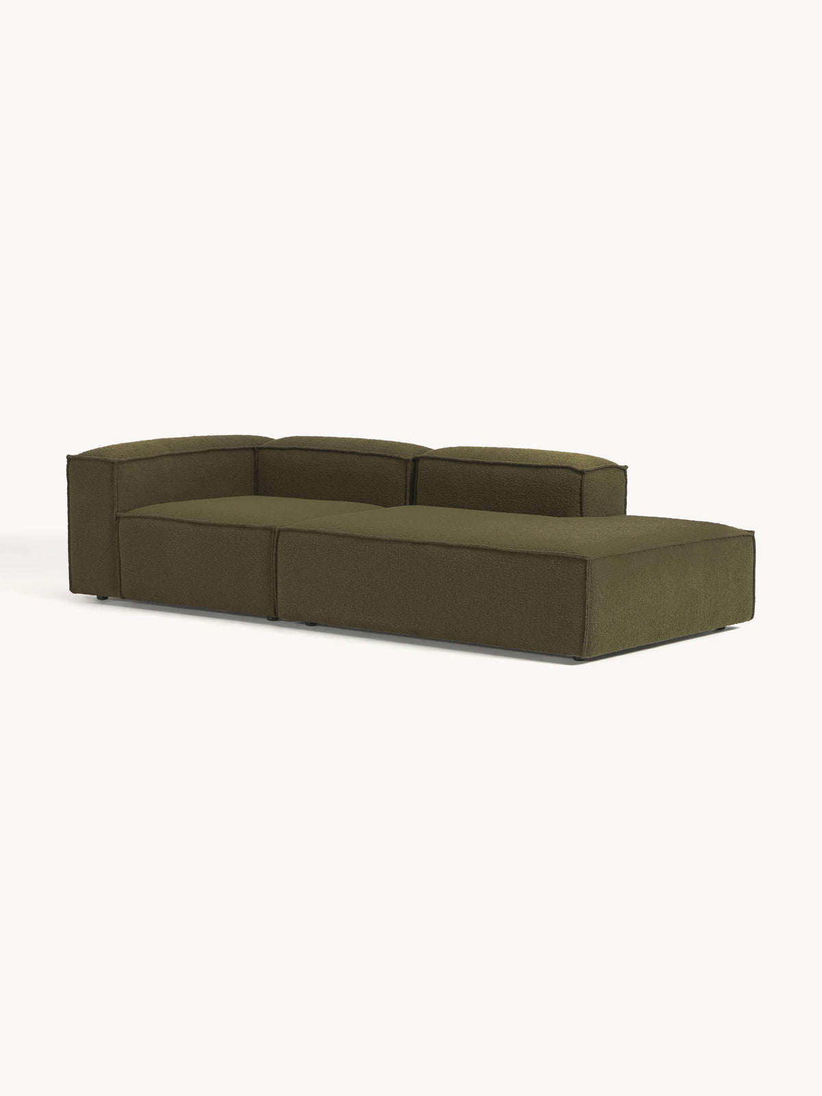 Lennon Modular Bouclé Ottoman
