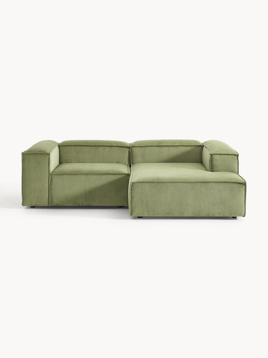 Lennon Modular Corduroy Corner Sofa, 2-Seater