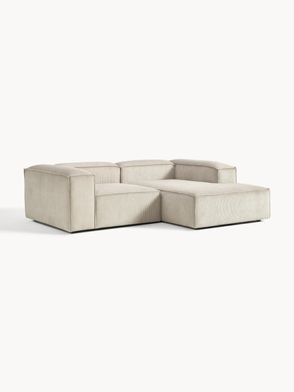 Lennon Modular Corduroy Corner Sofa, 2-Seater