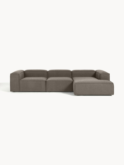 Lennon Modular Corner Sofa, Bouclé, 4-Seater