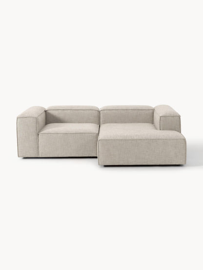 Lennon Modular Linen Blend Corner Sofa, 2-Seater