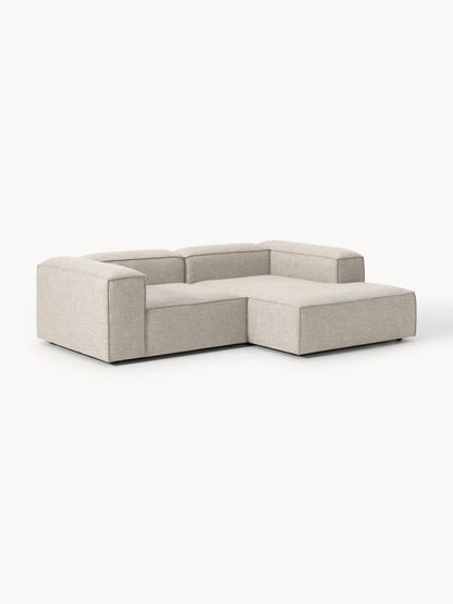 Lennon Modular Linen Blend Corner Sofa, 2-Seater