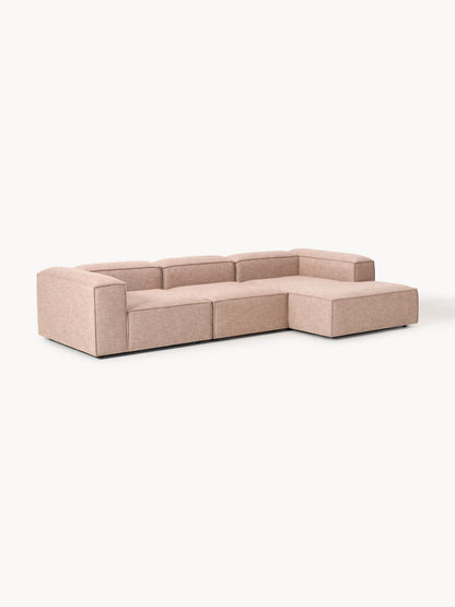 Lennon Modular Linen Blend Corner Sofa (4-Seater)