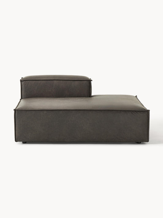 Lennon Ottoman Module in Leather
