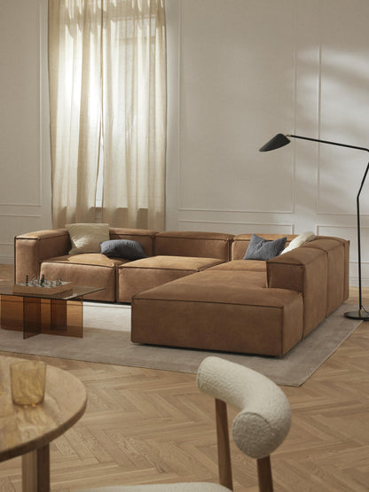 Lennon Ottoman Module in Leather