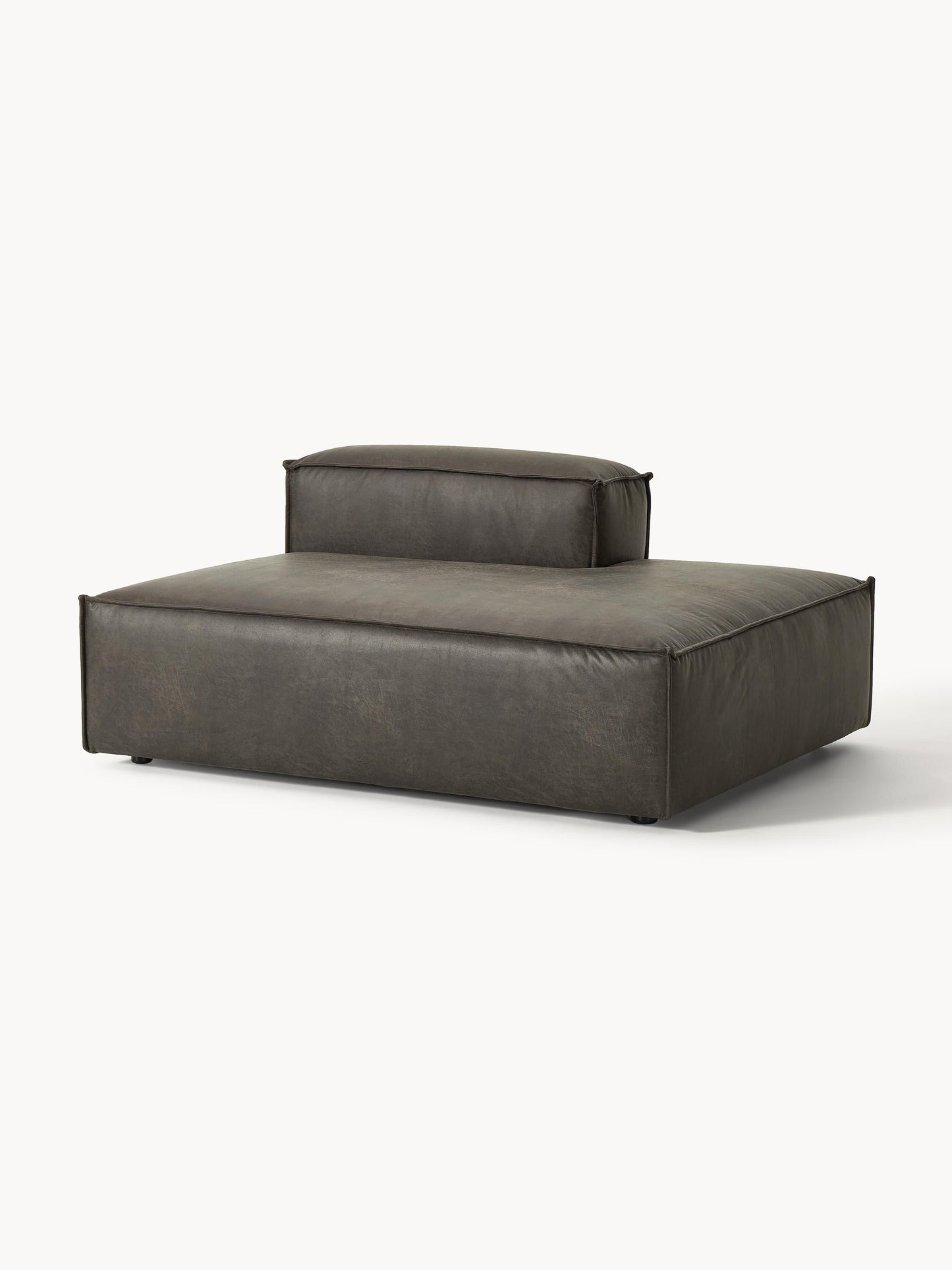 Lennon Ottoman Module in Leather