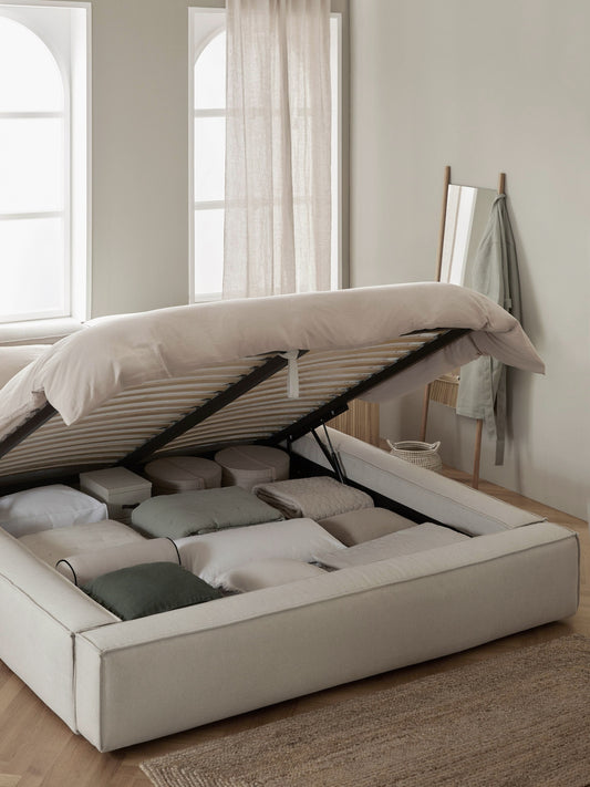 Lennon Storage Bed, Upholstered