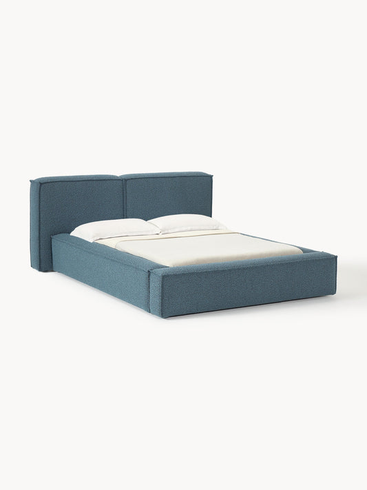 Lennon Upholstered Bed, Bouclé