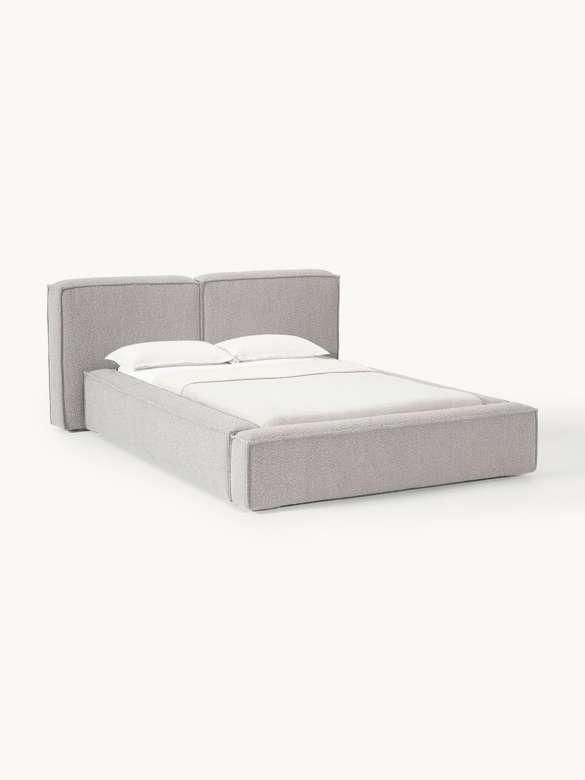 Lennon Upholstered Bed, Bouclé