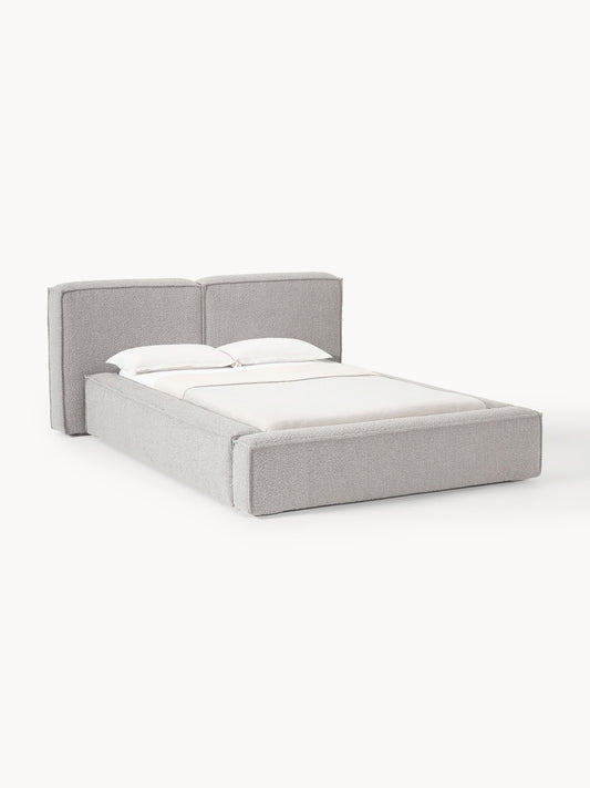 Lennon Upholstered Bed, Bouclé