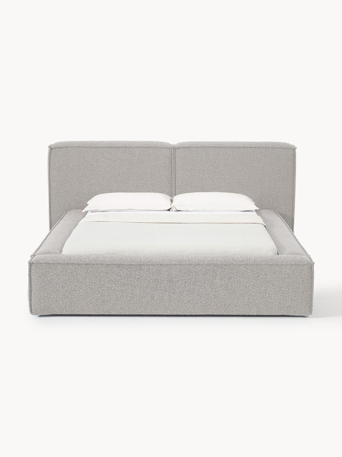 Lennon Upholstered Bed, Bouclé