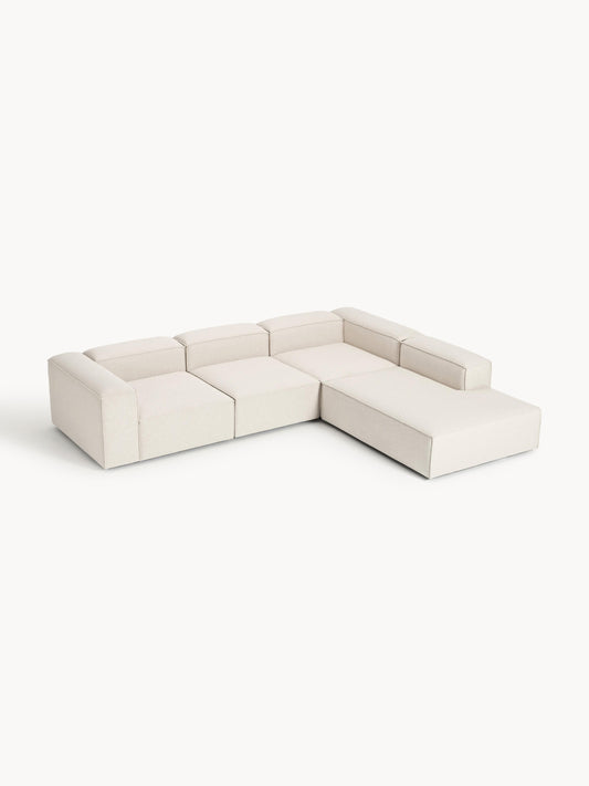 Lennon XL Modular 4-Seater Corner Sofa in Linen Blend