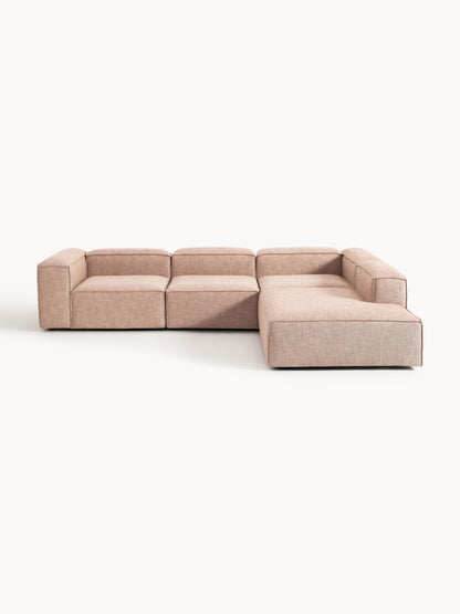 Lennon XL Modular 4-Seater Corner Sofa in Linen Blend