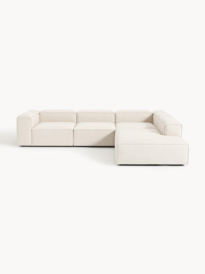Lennon XL Modular 4-Seater Corner Sofa in Linen Blend