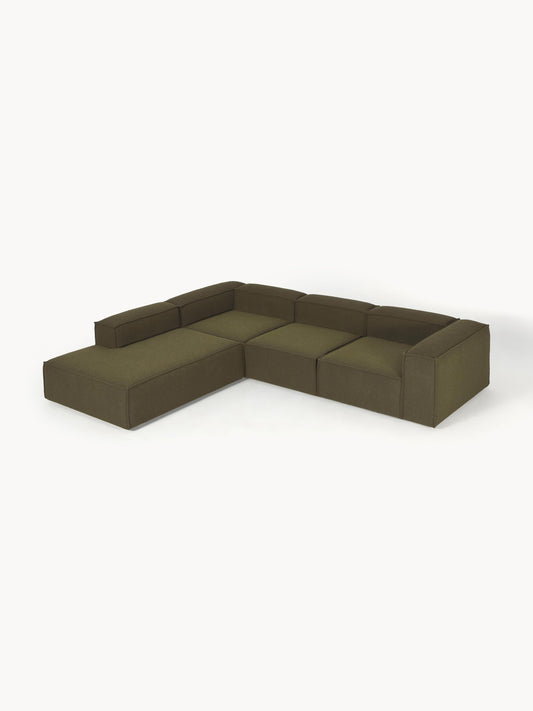 Lennon XL Modular Bouclé Corner Sofa, 4-Seater