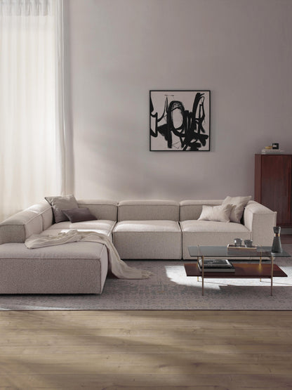 Lennon XL Modular Bouclé Corner Sofa, 4-Seater