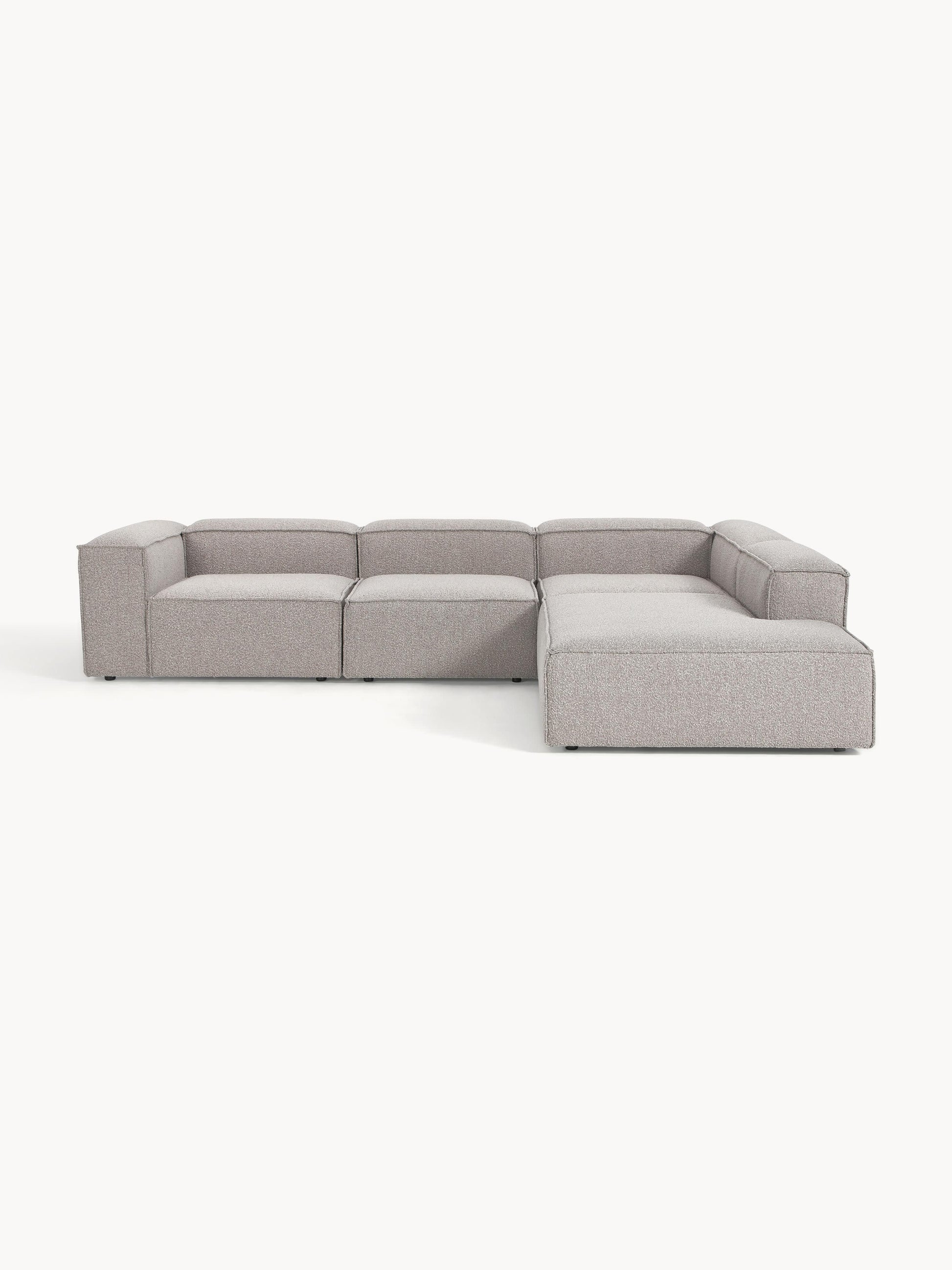 Lennon XL Modular Bouclé Corner Sofa, 4-Seater